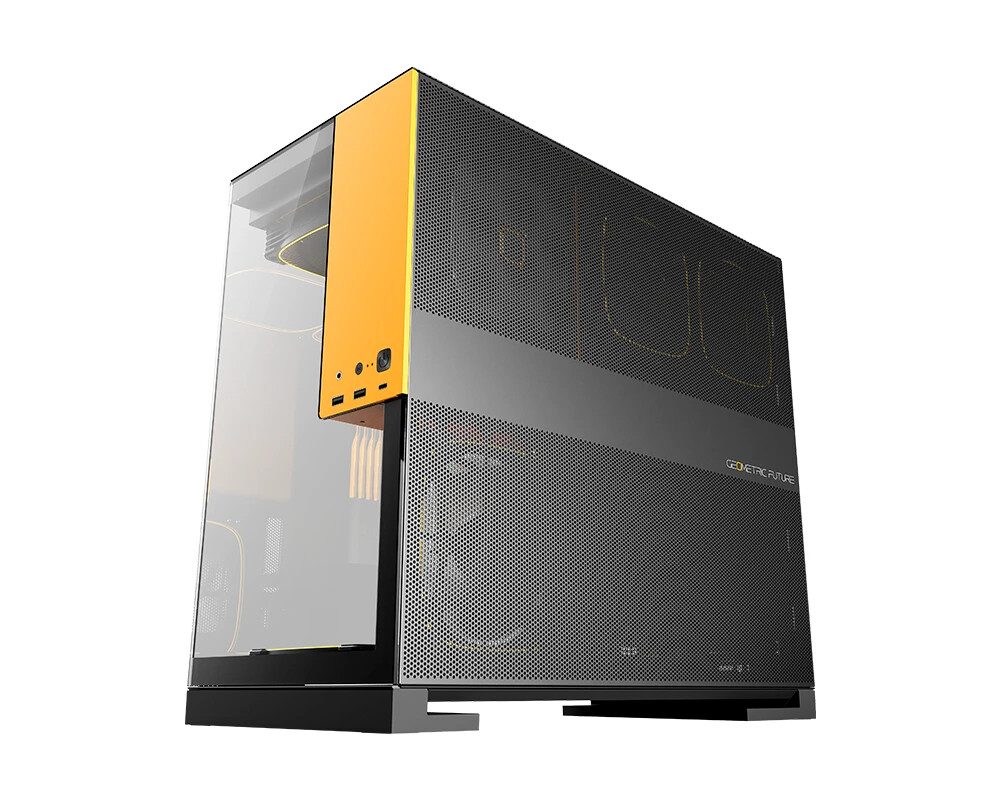 Кутия Geometric Future EATX - Model 5 Black/Ye... 5 Кутия Geometric Future EATX - Model 5 Black/Ye... 5