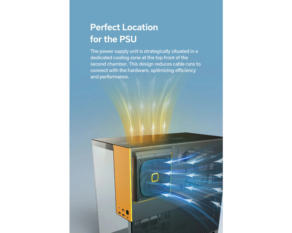 Кутия Geometric Future EATX - Model 5 Black/Ye... 8 Кутия Geometric Future EATX - Model 5 Black/Ye... 8