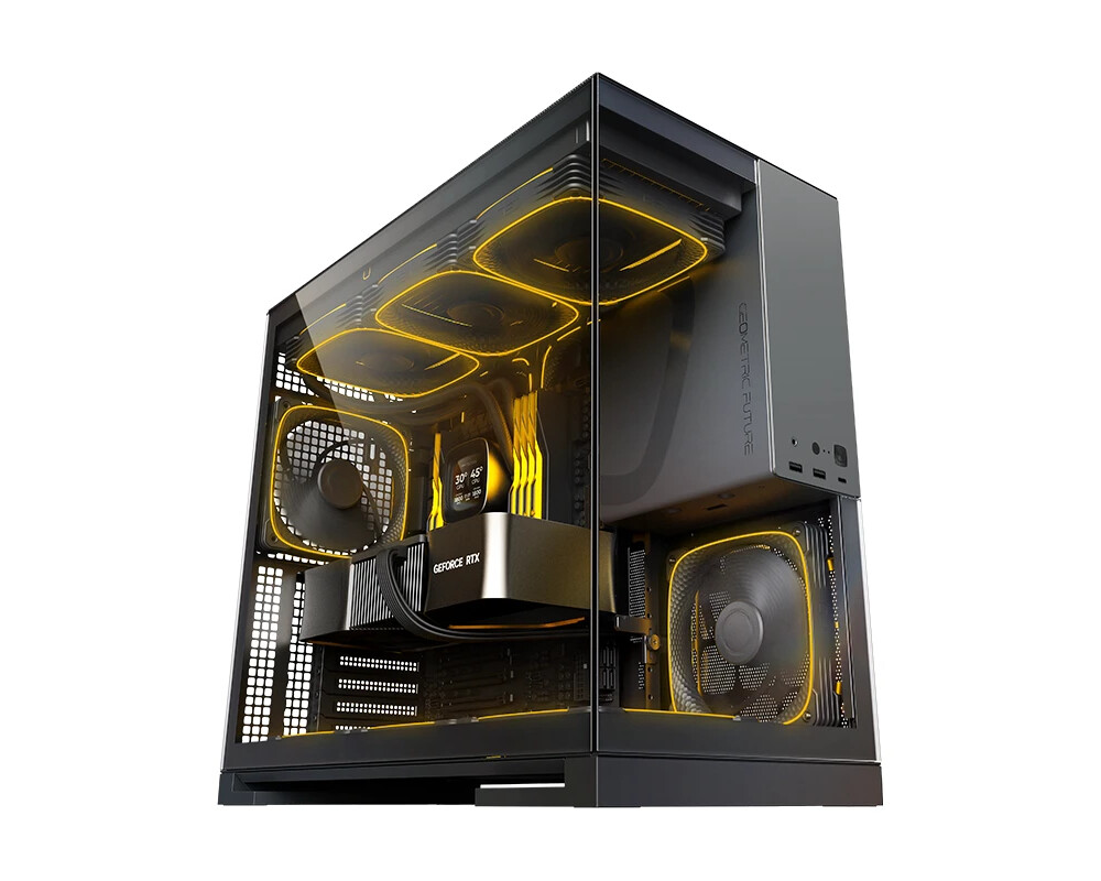 Кутия Geometric Future EATX - Model 5 Black/Gr... Кутия Geometric Future EATX - Model 5 Black/Gr...