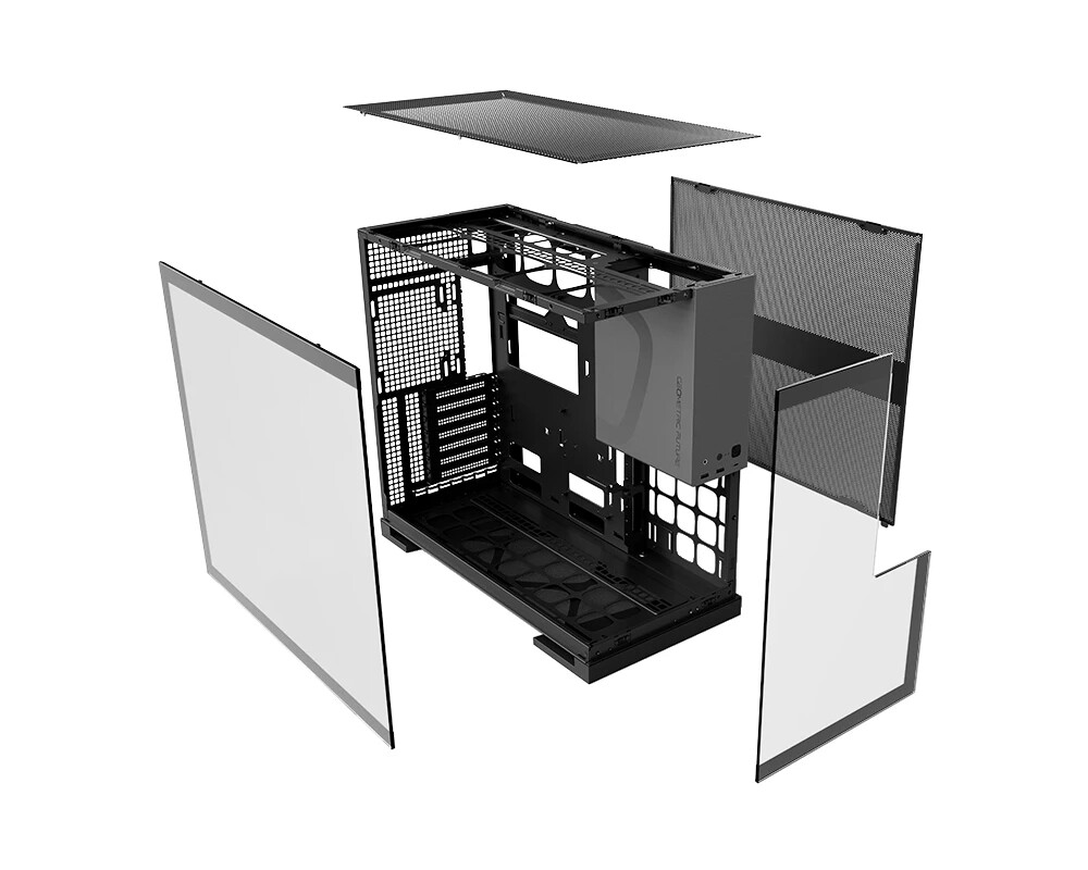 Кутия Geometric Future EATX - Model 5 Black/Gr... 4 Кутия Geometric Future EATX - Model 5 Black/Gr... 4