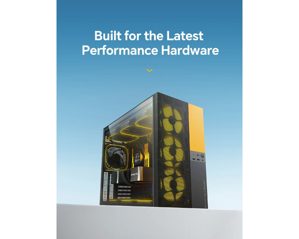 Кутия Geometric Future EATX - Model 5 Vent Bla... 19 Кутия Geometric Future EATX - Model 5 Vent Bla... 19