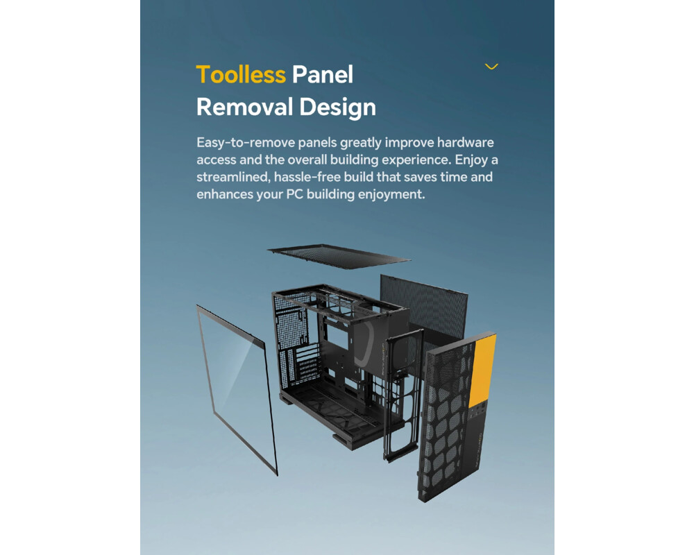 Кутия Geometric Future EATX - Model 5 Vent Bla... 31 Кутия Geometric Future EATX - Model 5 Vent Bla... 31