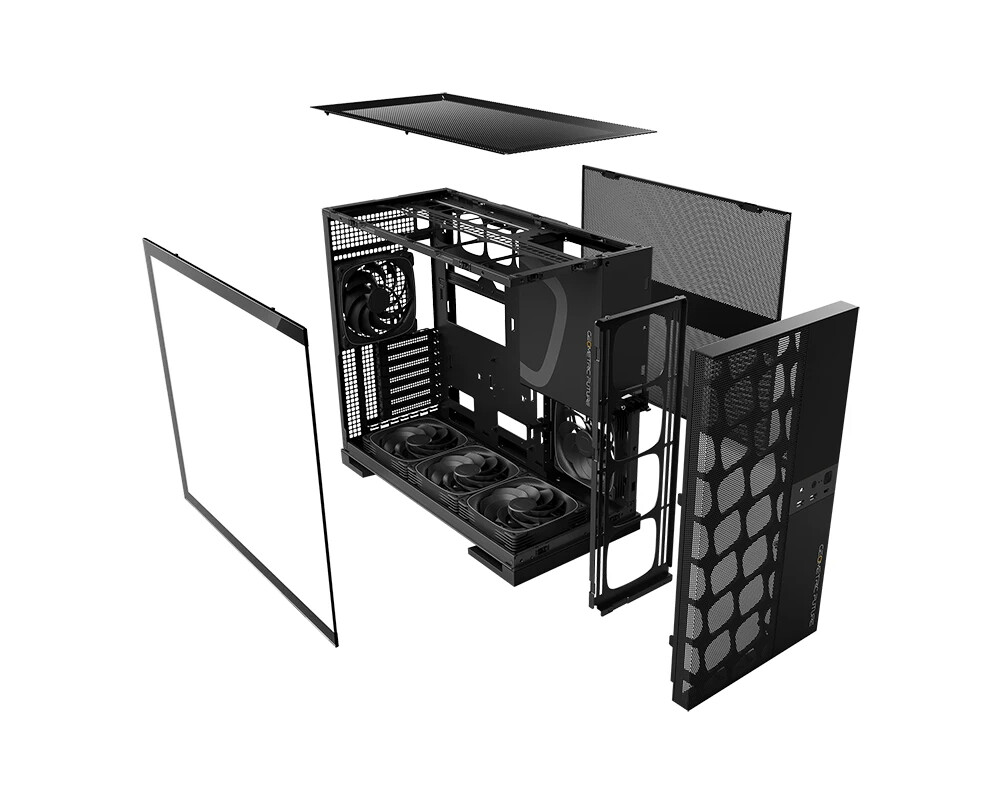Кутия Geometric Future EATX - Model 5 Vent Bla... 8 Кутия Geometric Future EATX - Model 5 Vent Bla... 8