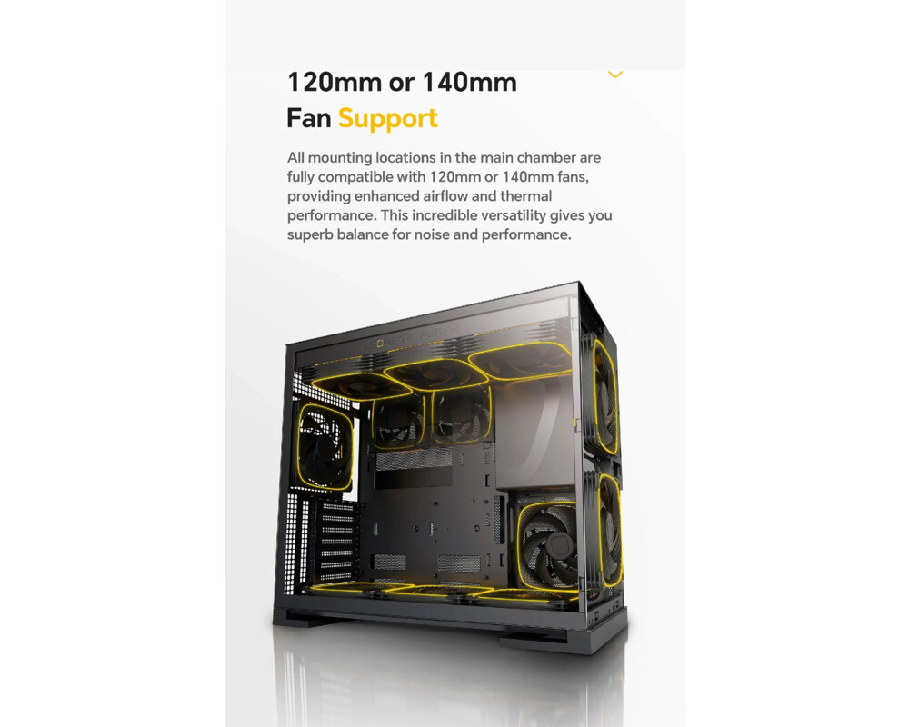 Кутия Geometric Future EATX - Model 5 Vent Bla... 18 Кутия Geometric Future EATX - Model 5 Vent Bla... 18