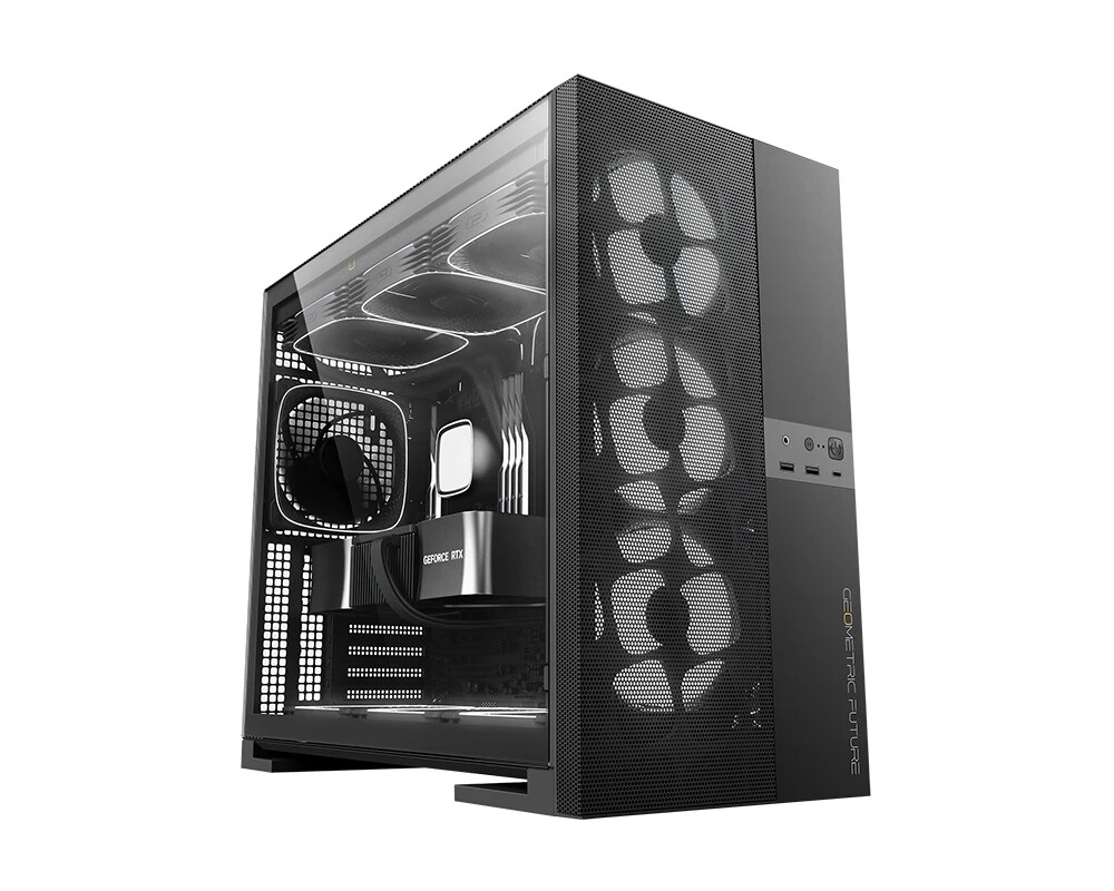 Кутия Geometric Future EATX - Model 5 Vent Bla... Кутия Geometric Future EATX - Model 5 Vent Bla...