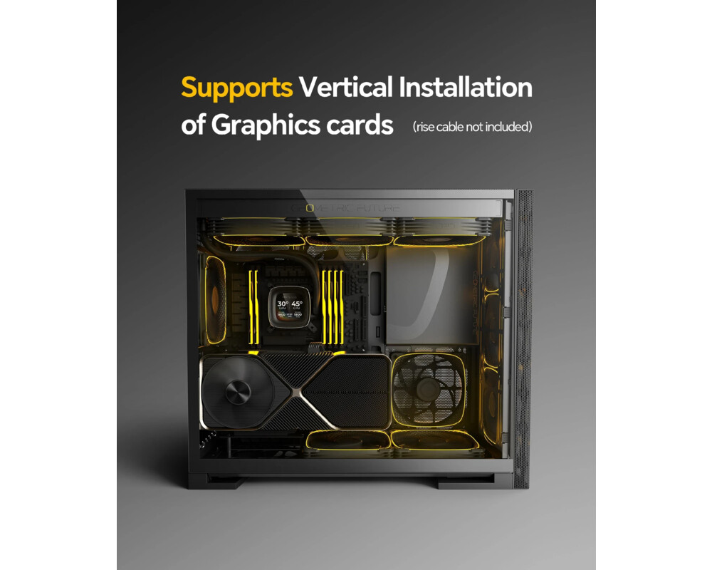 Кутия Geometric Future EATX - Model 5 Vent Bla... 27 Кутия Geometric Future EATX - Model 5 Vent Bla... 27