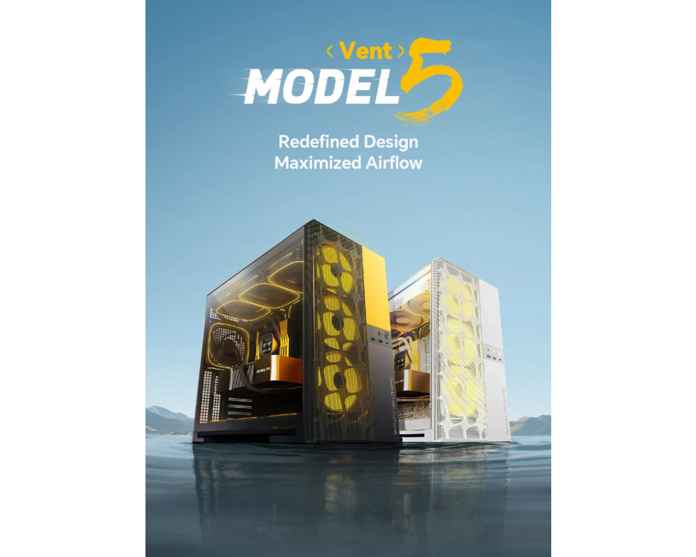 Кутия Geometric Future EATX - Model 5 Vent Bla... 12 Кутия Geometric Future EATX - Model 5 Vent Bla... 12