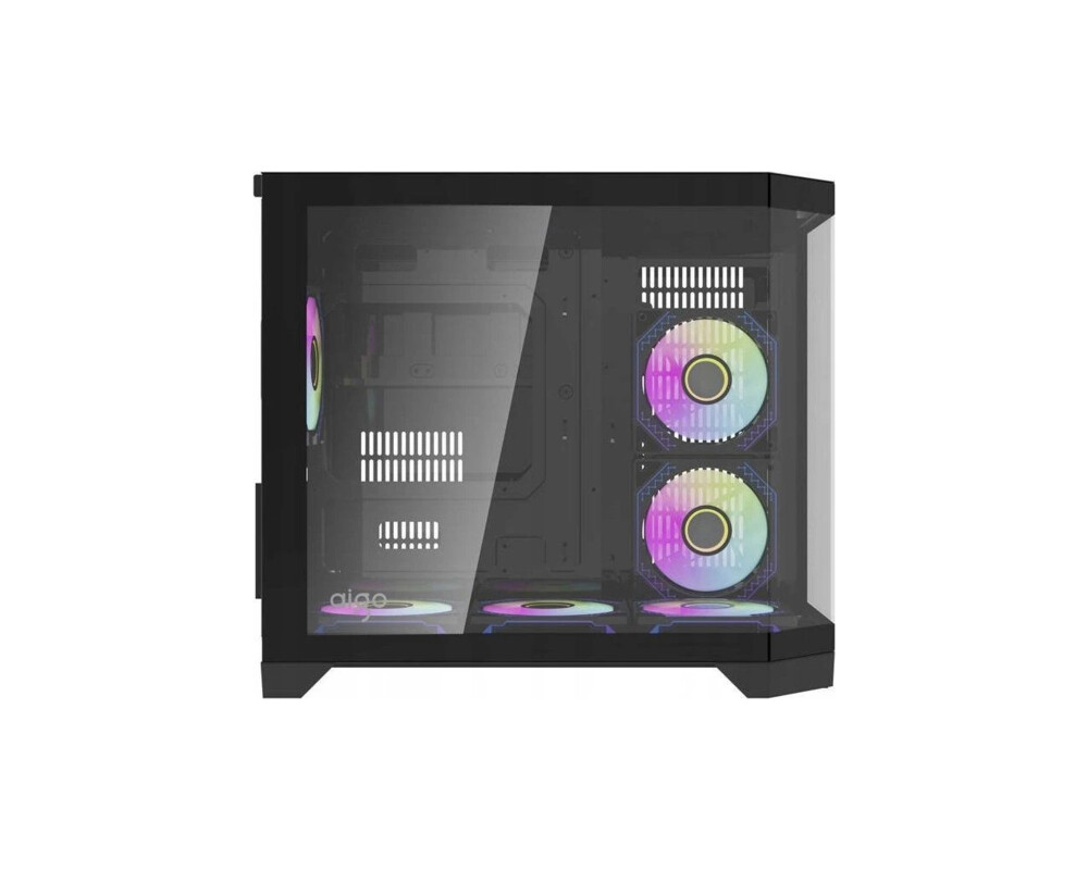 Кутия Aigo mATX - FT418 Black - 6 x 120 mm A-R... 6 Кутия Aigo mATX - FT418 Black - 6 x 120 mm A-R... 6