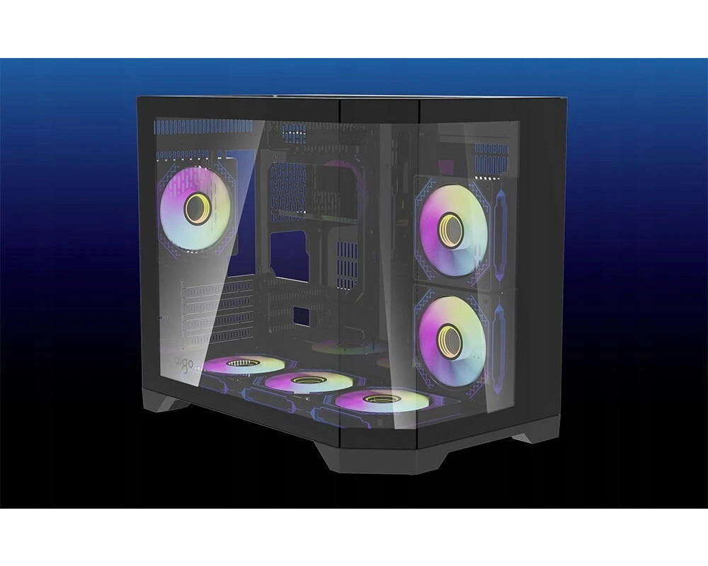 Кутия Aigo mATX - FT418 Black - 6 x 120 mm A-R... 10 Кутия Aigo mATX - FT418 Black - 6 x 120 mm A-R... 10