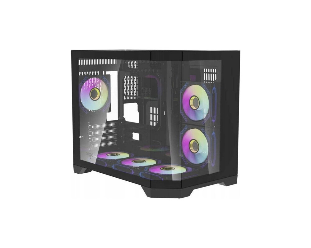 Кутия Aigo mATX - FT418 Black - 6 x 120 mm A-R... 2 Кутия Aigo mATX - FT418 Black - 6 x 120 mm A-R... 2