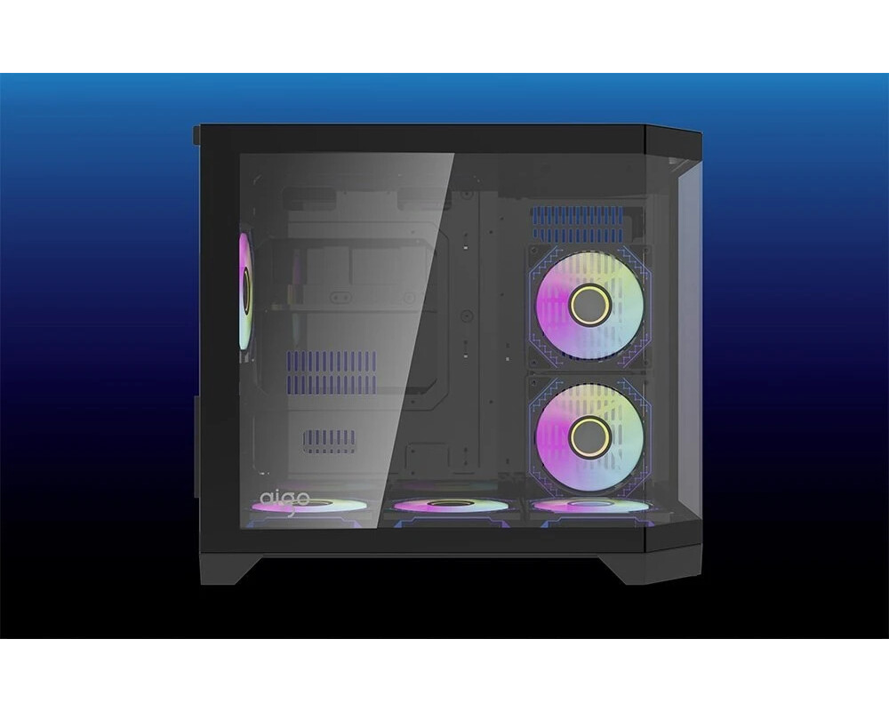 Кутия Aigo mATX - FT418 Black - 6 x 120 mm A-R... 11 Кутия Aigo mATX - FT418 Black - 6 x 120 mm A-R... 11