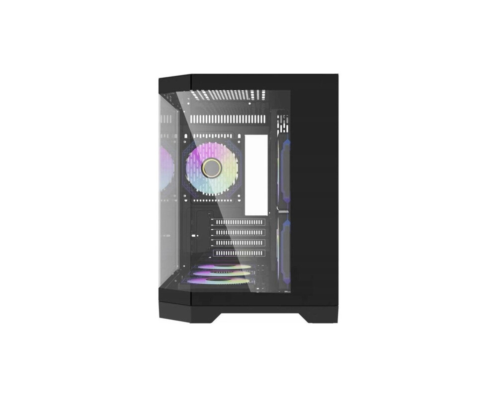 Кутия Aigo mATX - FT418 Black - 6 x 120 mm A-R... 4 Кутия Aigo mATX - FT418 Black - 6 x 120 mm A-R... 4