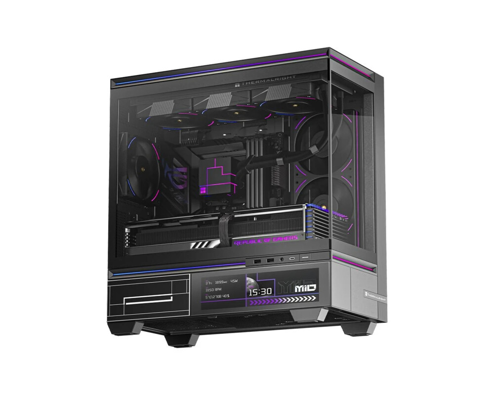Кутия Thermalright mATX - TL-M10 Black - 9.16 inch LCD Display Кутия Thermalright mATX - TL-M10 Black - 9.16 inch LCD Display