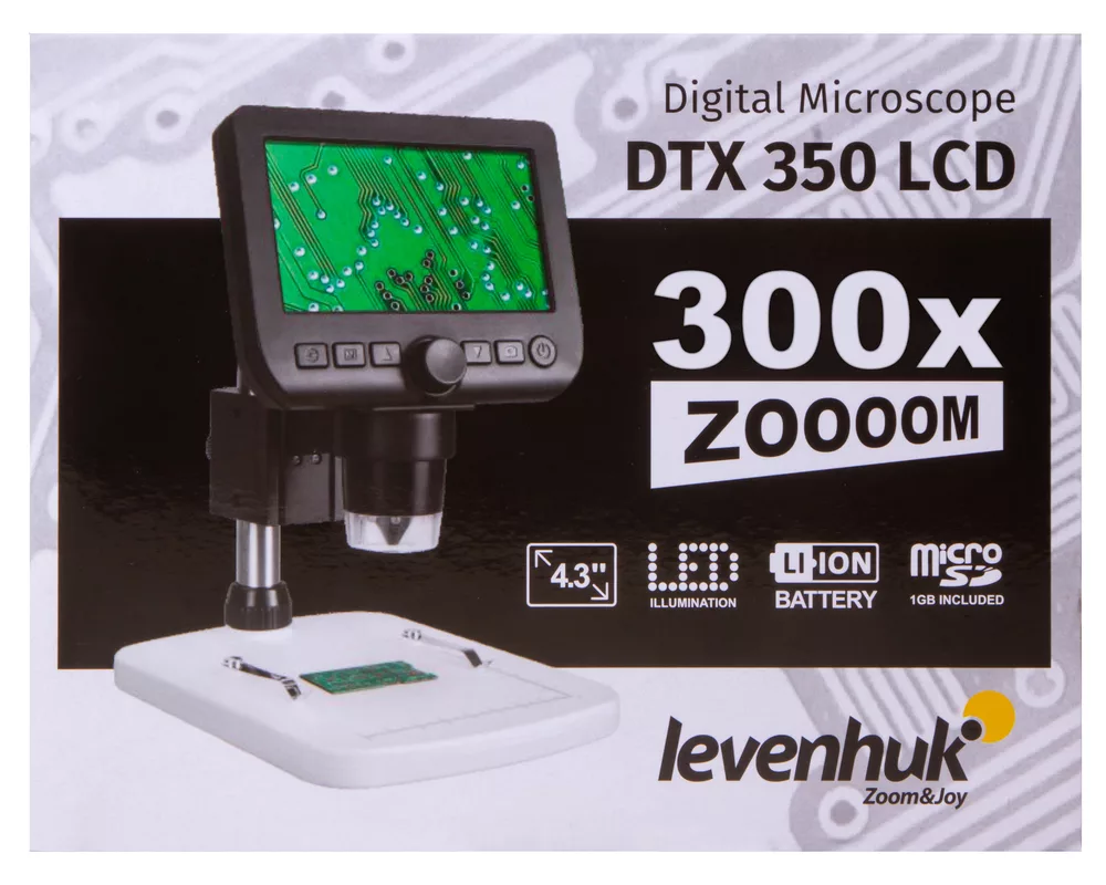 Микроскоп Цифров Levenhuk DTX 350 LCD 62