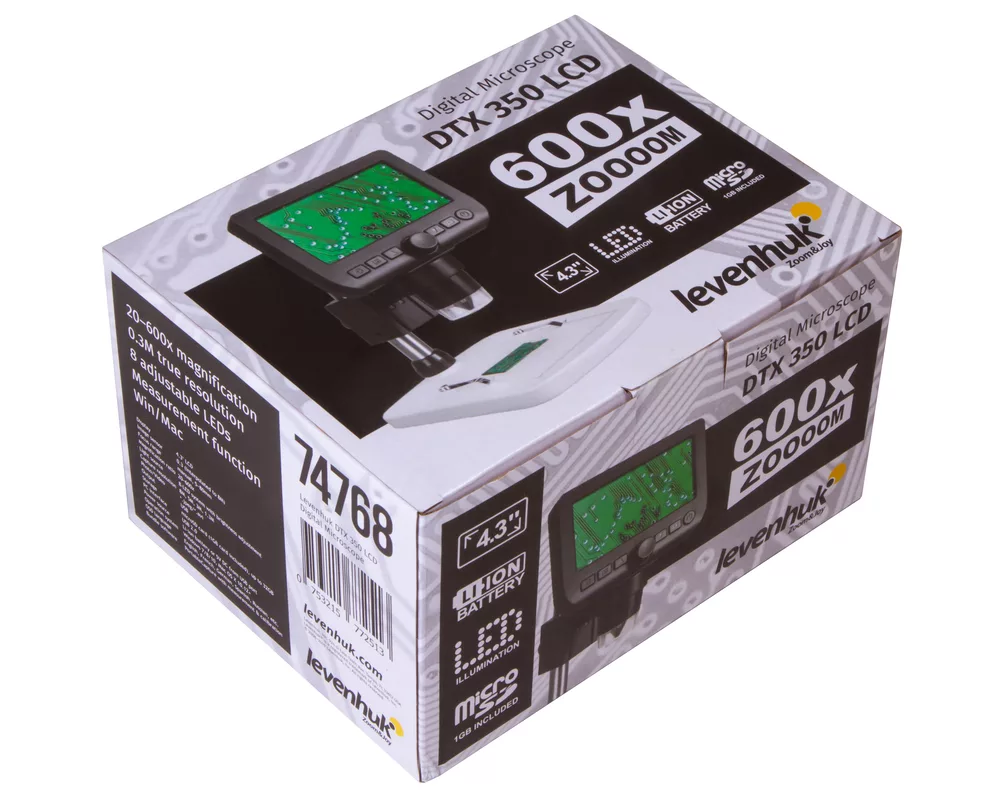 Микроскоп Цифров Levenhuk DTX 350 LCD 17