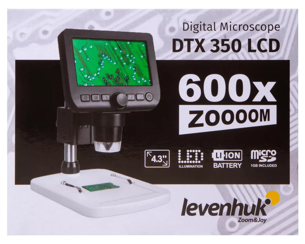 Микроскоп Цифров Levenhuk DTX 350 LCD 18