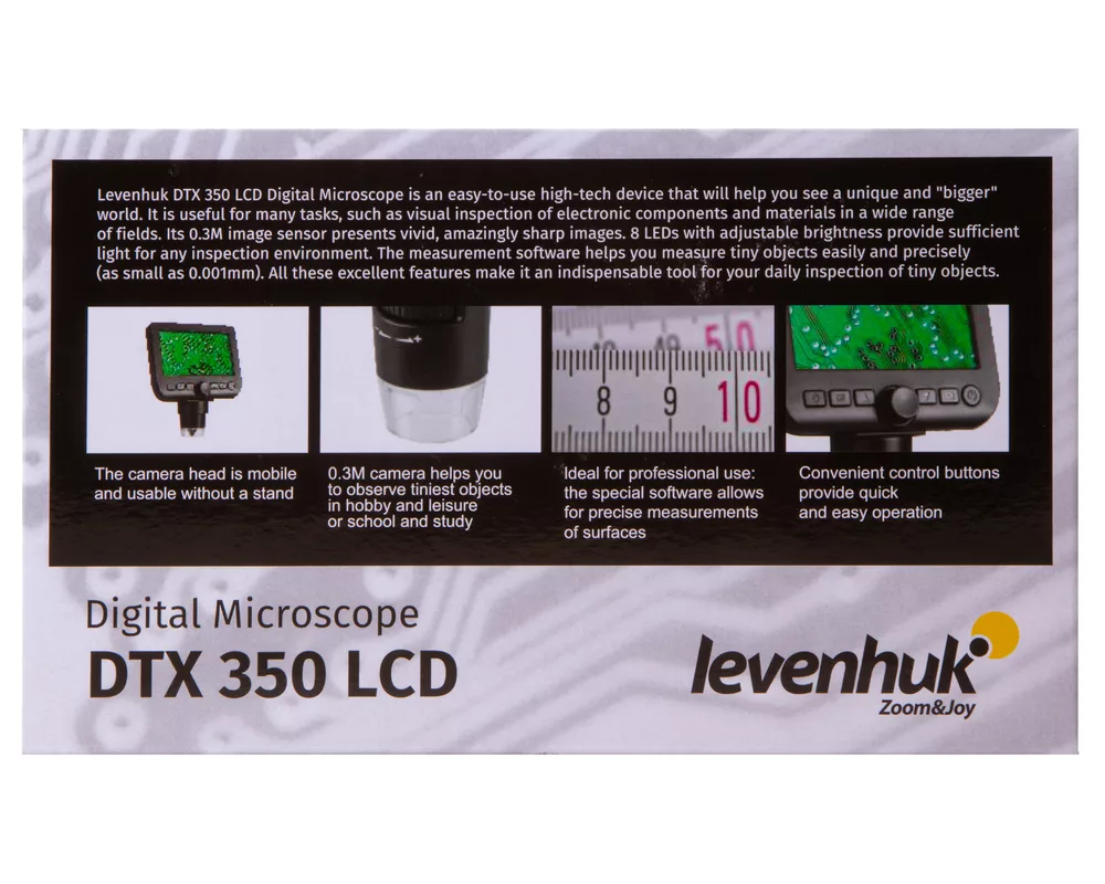 Микроскоп Цифров Levenhuk DTX 350 LCD 20
