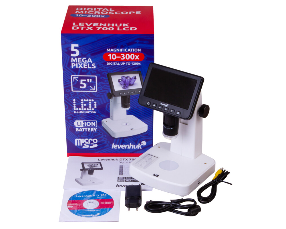 Микроскоп Цифров Levenhuk DTX 700 LCD 2
