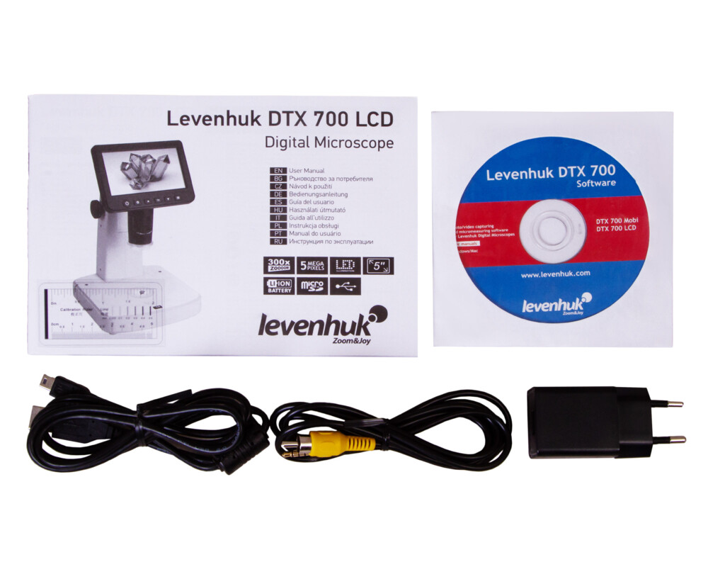 Микроскоп Цифров Levenhuk DTX 700 LCD 122