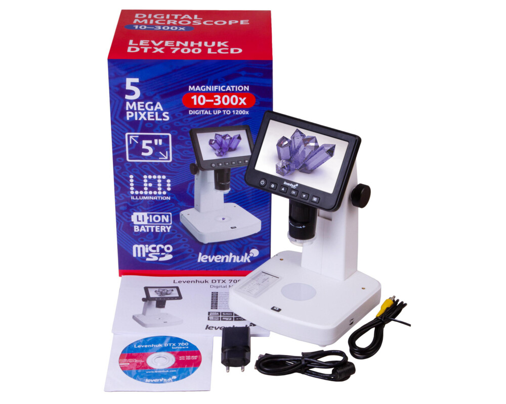 Микроскоп Цифров Levenhuk DTX 700 LCD 105