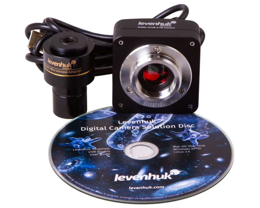Микроскоп Цифров монокулярен Levenhuk D320L PLUS 3.1M 18