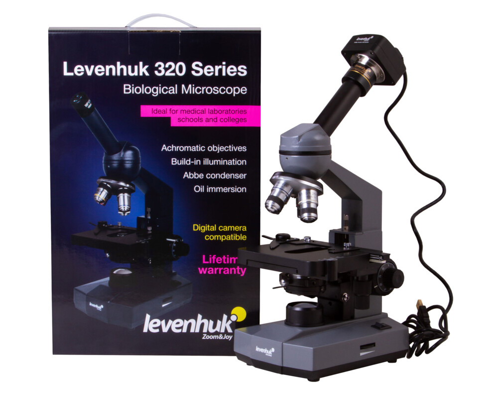 Микроскоп Цифров монокулярен Levenhuk D320L PLUS 3.1M 96