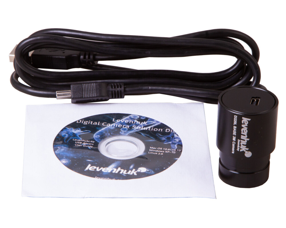 Микроскоп Цифров монокулярен Levenhuk D320L BASE 3M 121