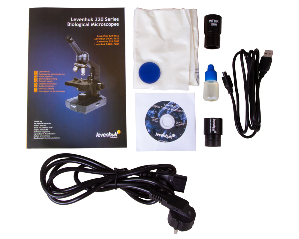 Микроскоп Цифров монокулярен Levenhuk D320L BASE 3M 120