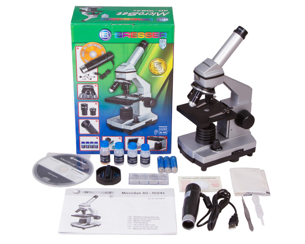 Микроскоп Bresser Junior 40–1024x, без калъф 58