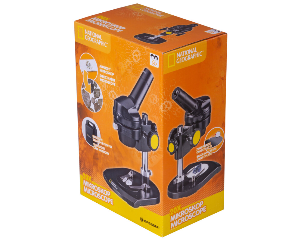 Микроскоп Bresser National Geographic 20x, монокулярен 13