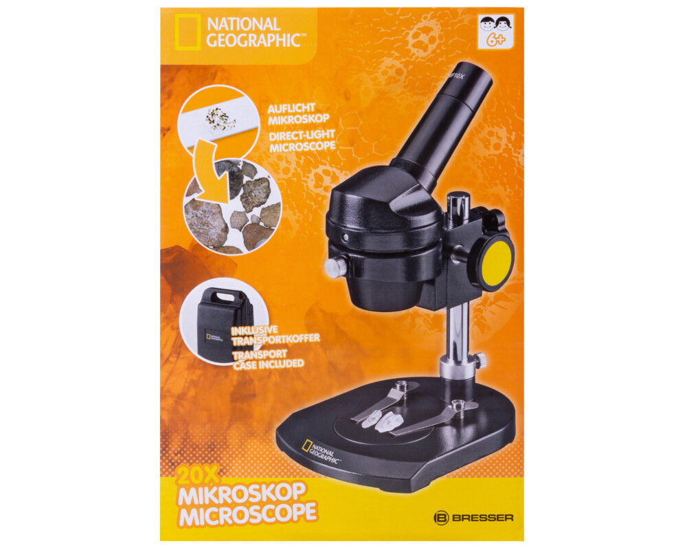Микроскоп Bresser National Geographic 20x, монокулярен 14