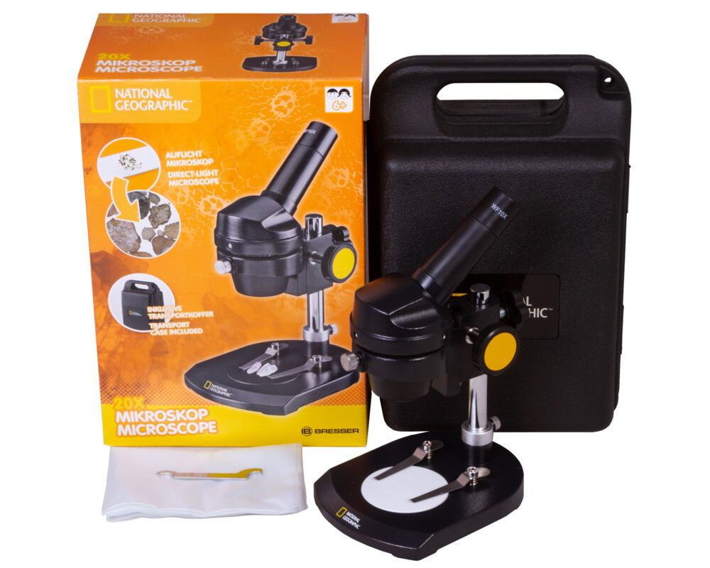 Микроскоп Bresser National Geographic 20x, монокулярен 88