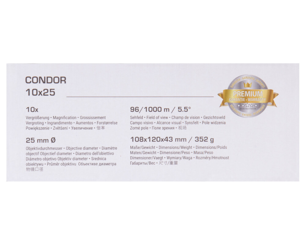 Бинокъл Bresser Condor UR 10x25 16