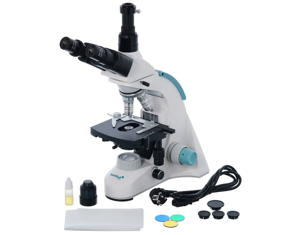 Микроскоп Тринокулярен Levenhuk 950T DARK 69