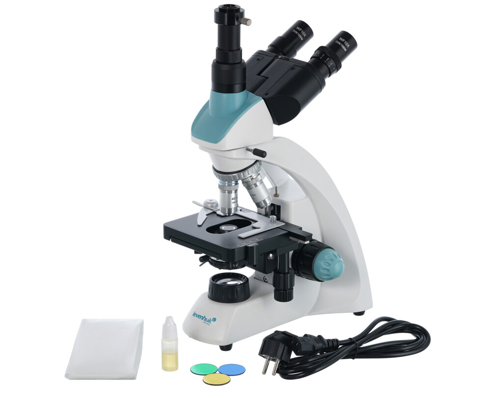 Микроскоп Тринокулярен Levenhuk 500T 2