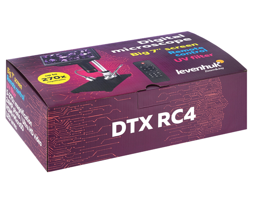 Микроскоп Микроскоп с дистанционно управление Levenhuk DTX RC4 12