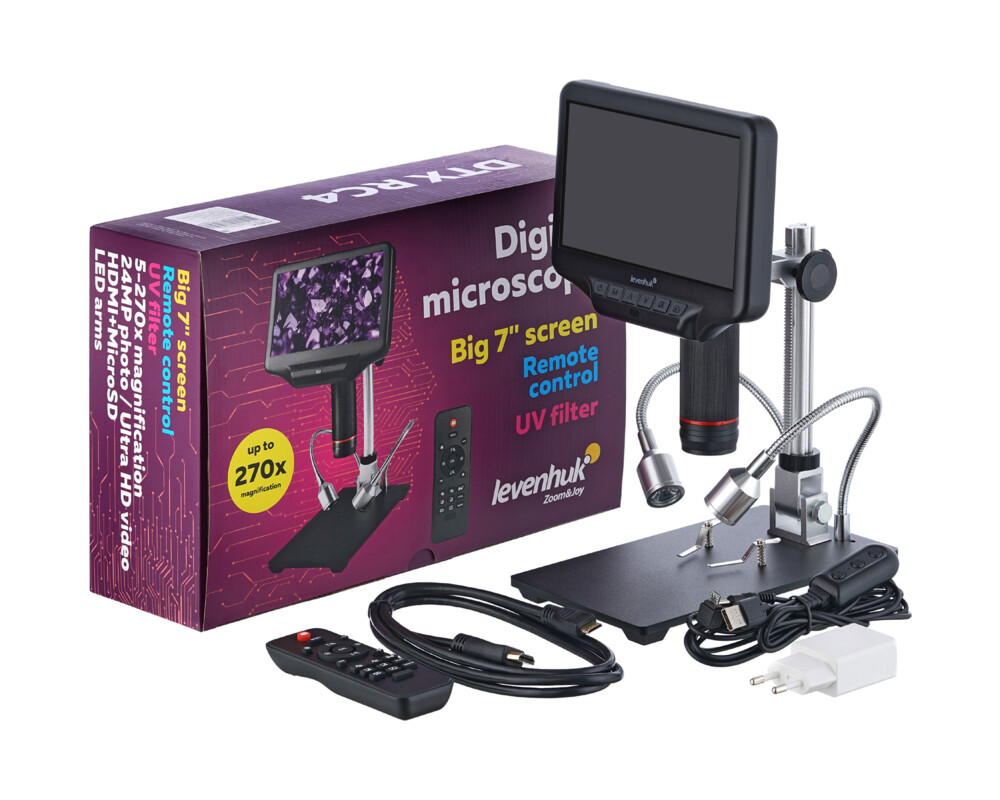 Микроскоп Микроскоп с дистанционно управление Levenhuk DTX RC4 2