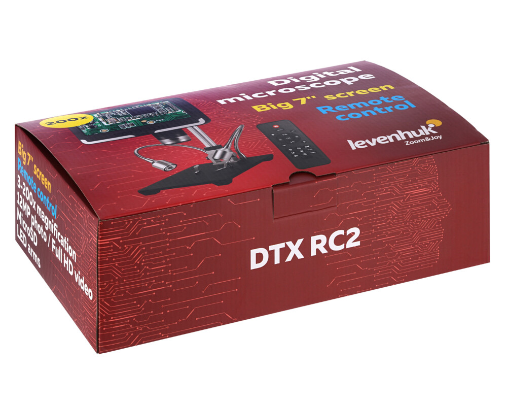Микроскоп Levenhuk DTX RC2 с дистанционно управление  36