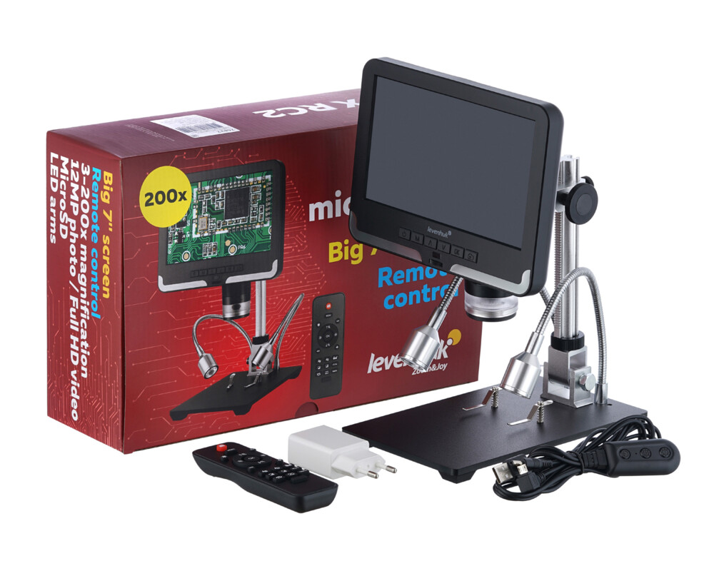 Микроскоп Levenhuk DTX RC2 с дистанционно управление  2