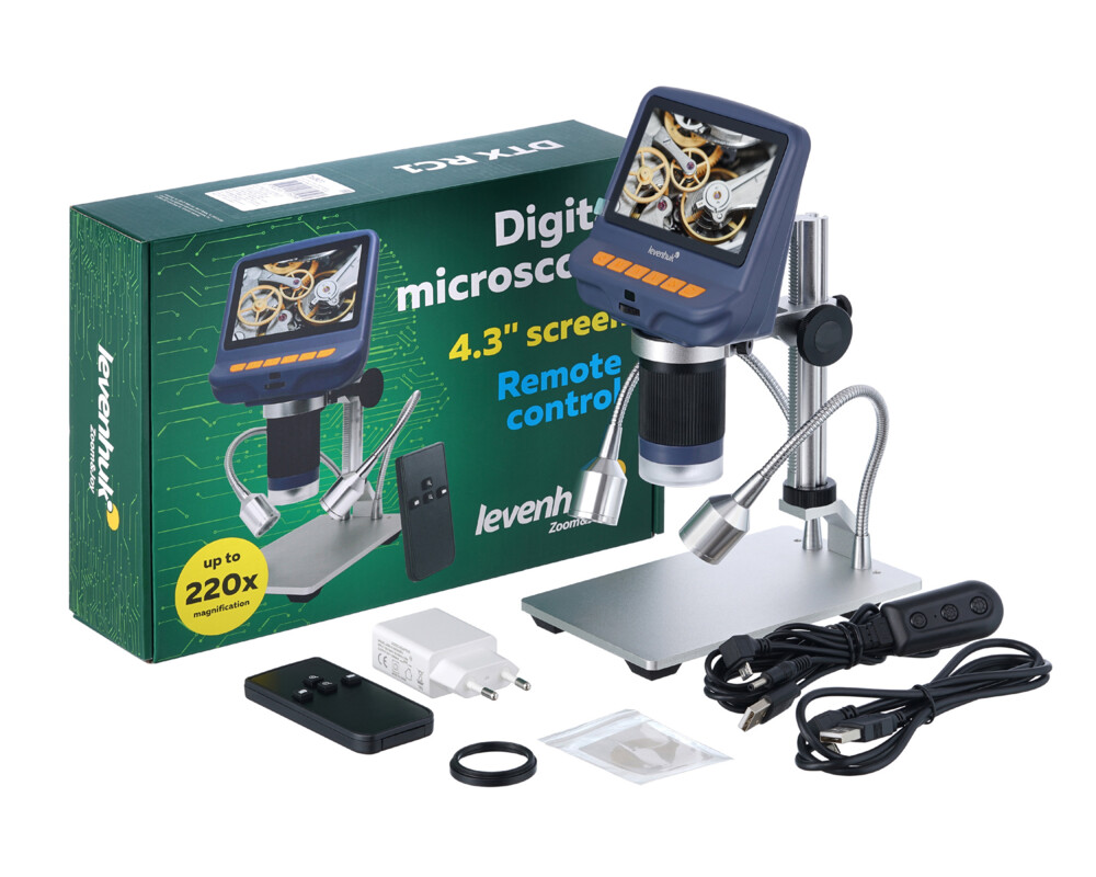Микроскоп с дистанционно управление Levenhuk DTX RC1 26