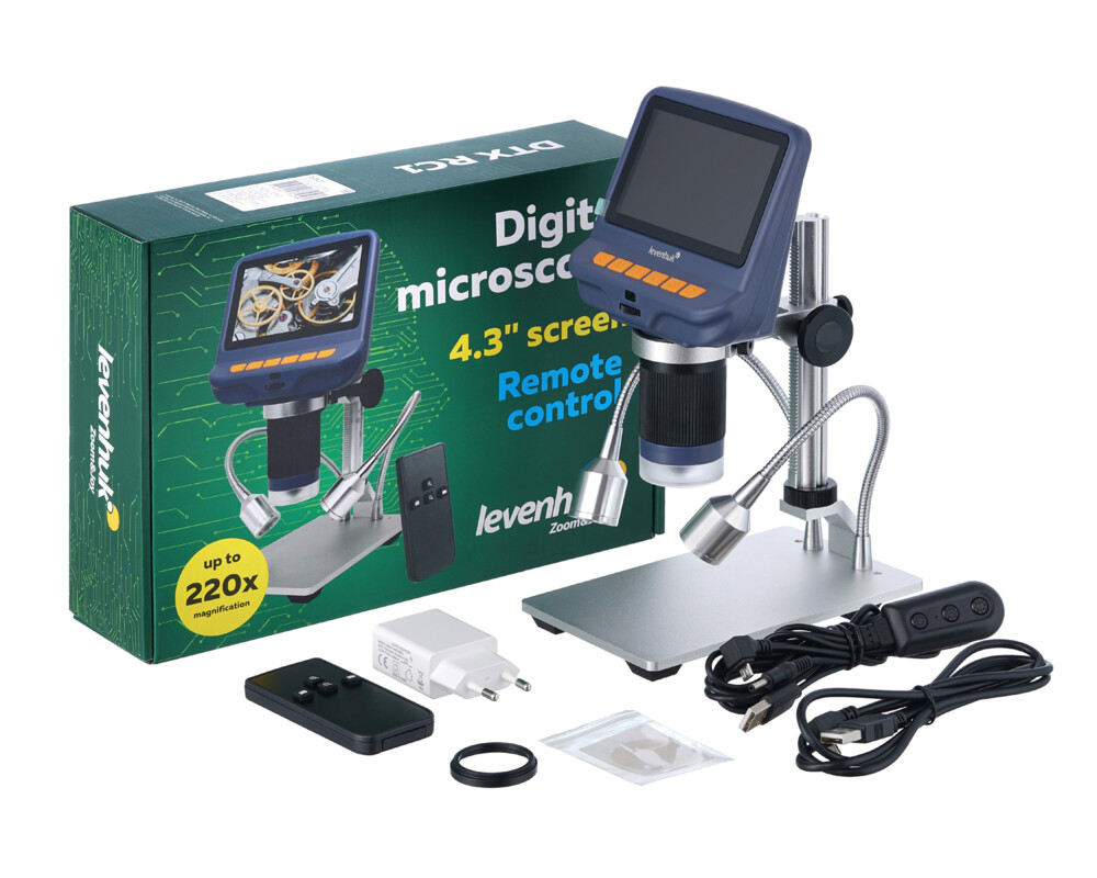 Микроскоп с дистанционно управление Levenhuk DTX RC1 2