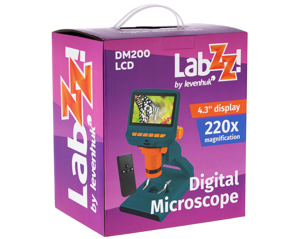 Микроскоп Цифров Levenhuk LabZZ DM200 LCD 14
