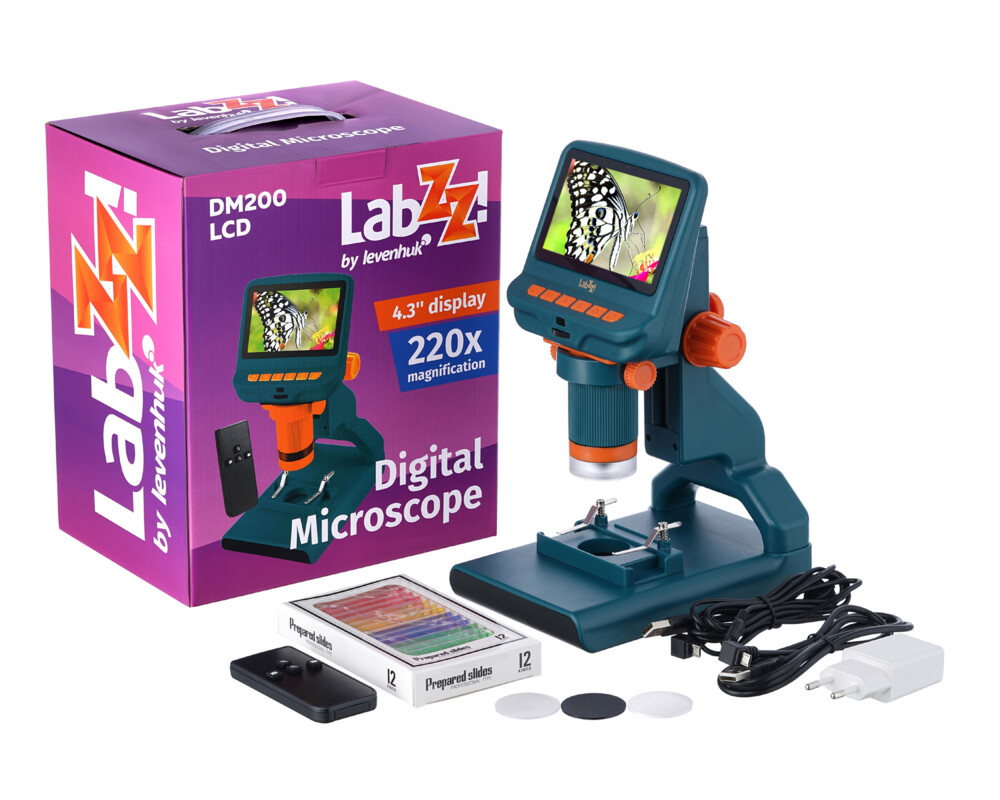 Микроскоп Цифров Levenhuk LabZZ DM200 LCD 47