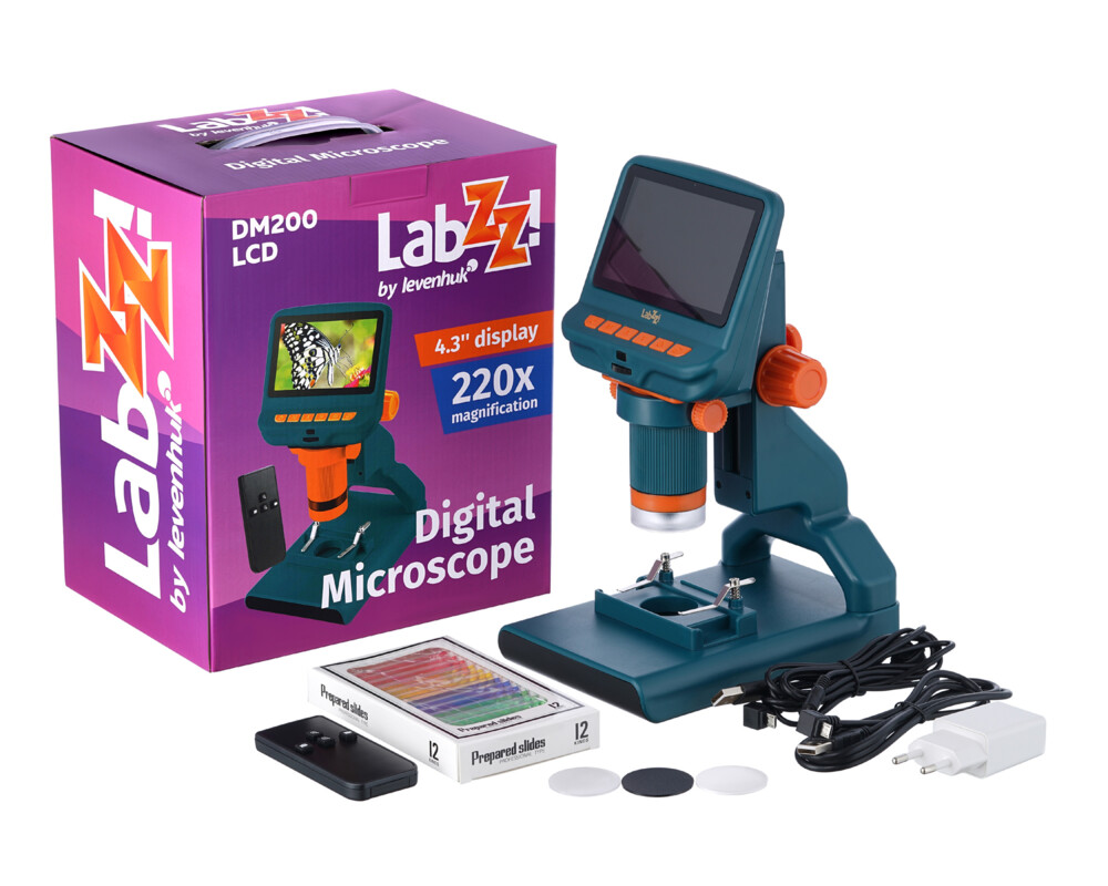 Микроскоп Цифров Levenhuk LabZZ DM200 LCD 2