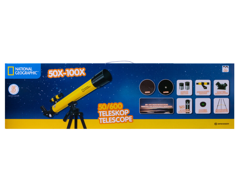 Телескоп Bresser National Geographic 50/600 AZ 43