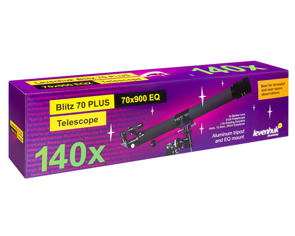 Телескоп Levenhuk Blitz 70 PLUS 60