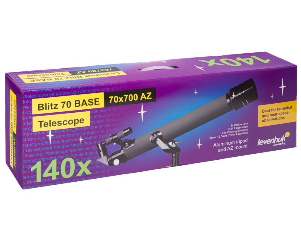 Телескоп Levenhuk Blitz 70 BASE 59