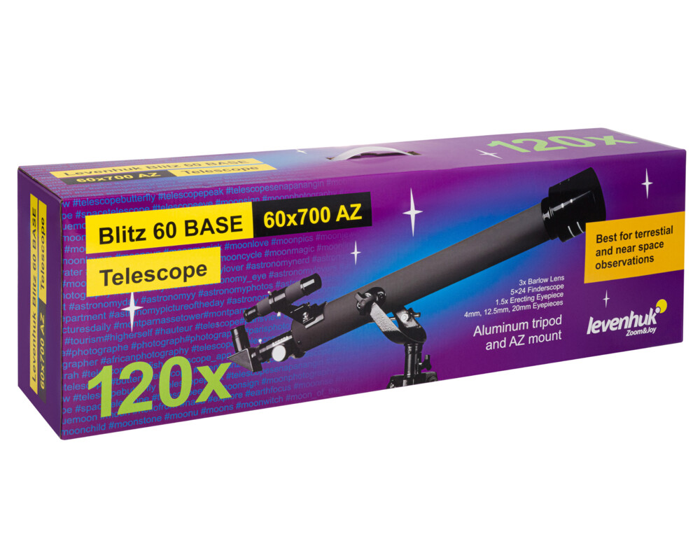 Телескоп Levenhuk Blitz 60 BASE 39