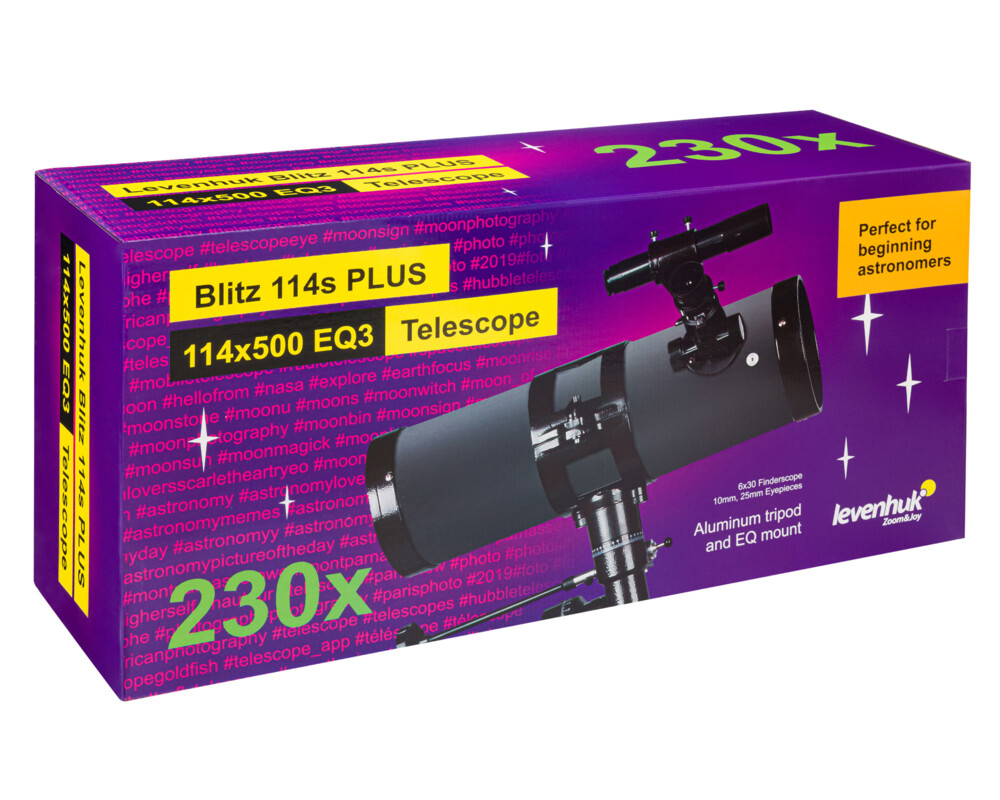 Телескоп Levenhuk Blitz 114s PLUS 60