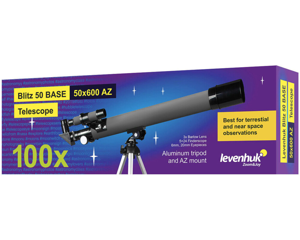 Телескоп Levenhuk Blitz 50 BASE 2